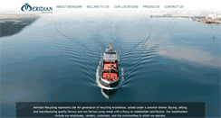 Desktop Screenshot of meridianrecycling.com